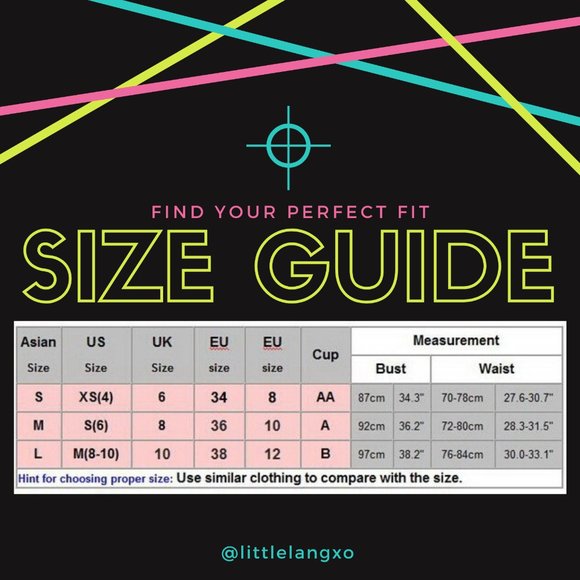 LAST ONE Neon Rainbow Strappy Halter String Bikini - Picture 8 of 8